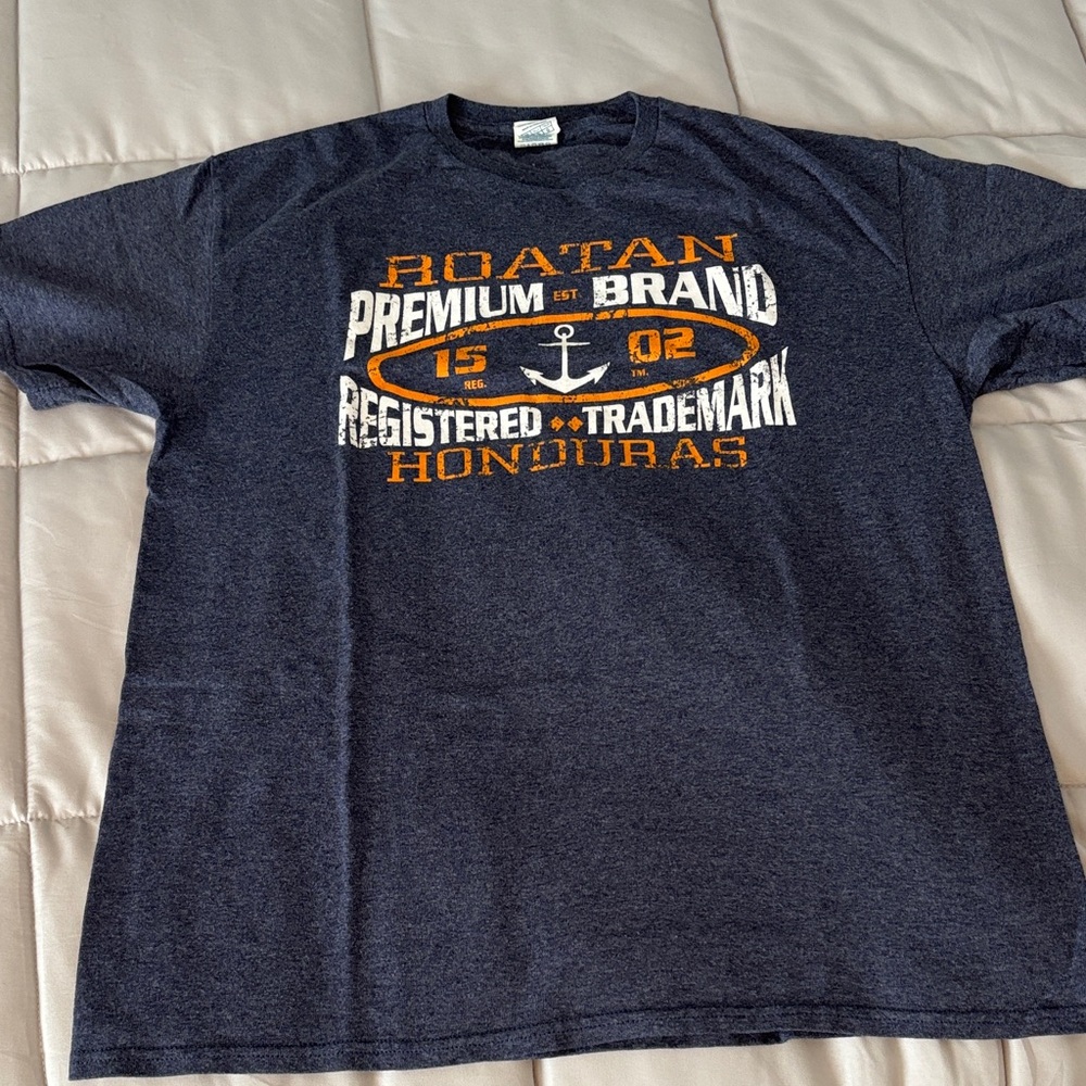 Men's Blue Graphic Tee
